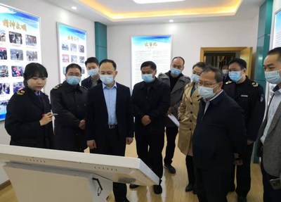 省卫健委综合监督局局长赵宏发一行莅临赣州市卫生计生综合监督执法局调研指导工作