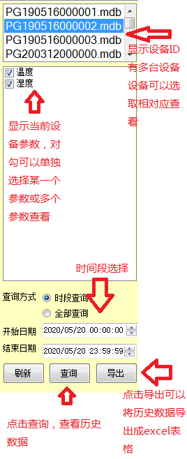 曆史數據操作(zuò)截圖